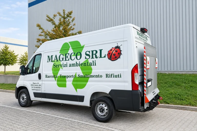 Furgone MAGECO Srl con sponda idraulica posteriore
